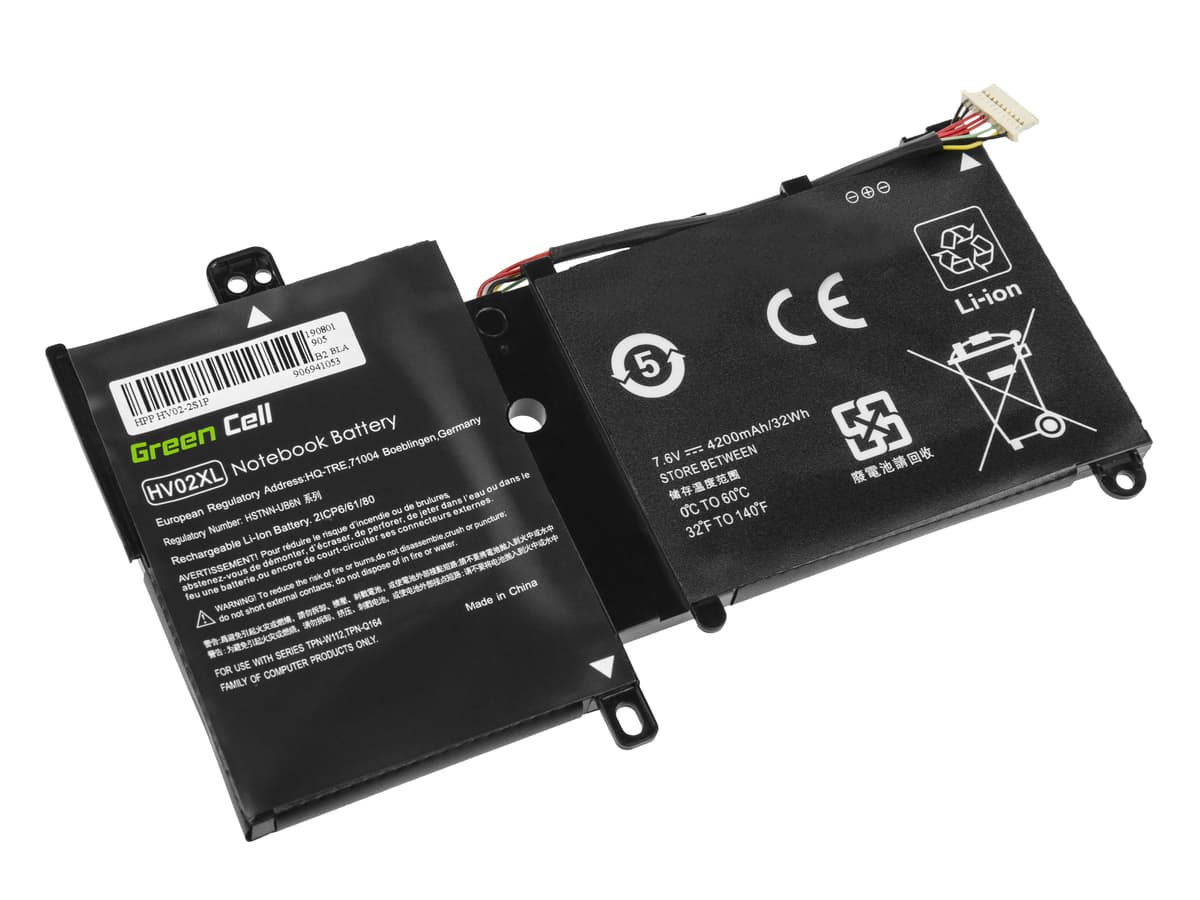 Batterij HV02XL Voor de HP Pavilion x360 11-K 11-K002NW 11-K102NW, HP Spectre 13-4000 13-4000NW 13-4100NW