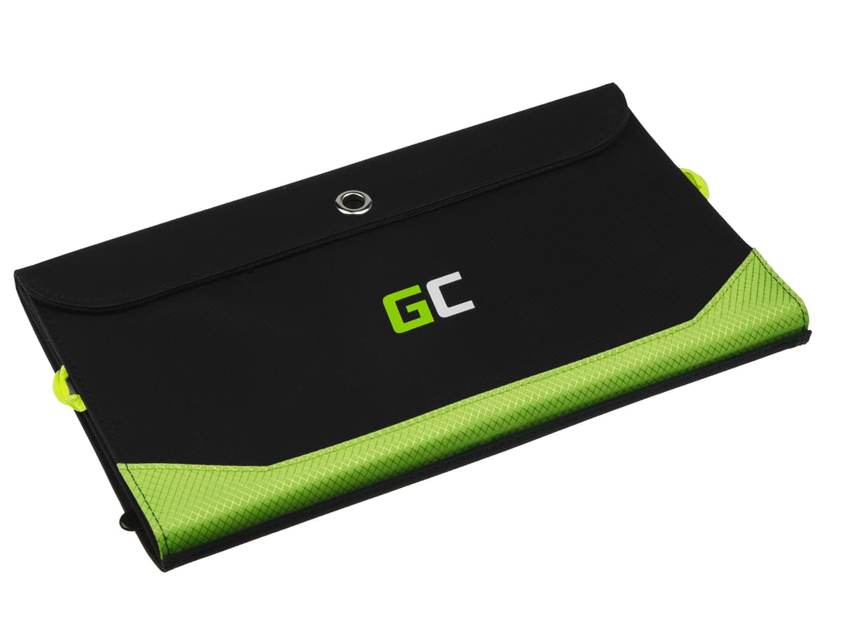 GC SolarCharge 21W oplader met 6400mAh powerbank functie