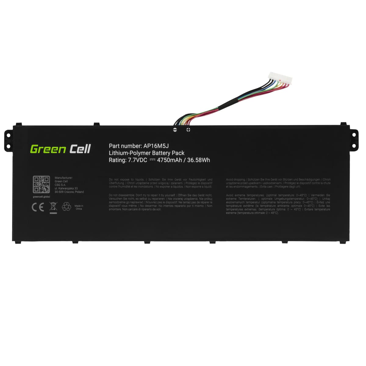 Batterij AP16M5J voor de Acer Aspire 3 A315  A315-31 A315-42 A315-51 A317-51 Aspire 1 A114-31 thumbnail 3