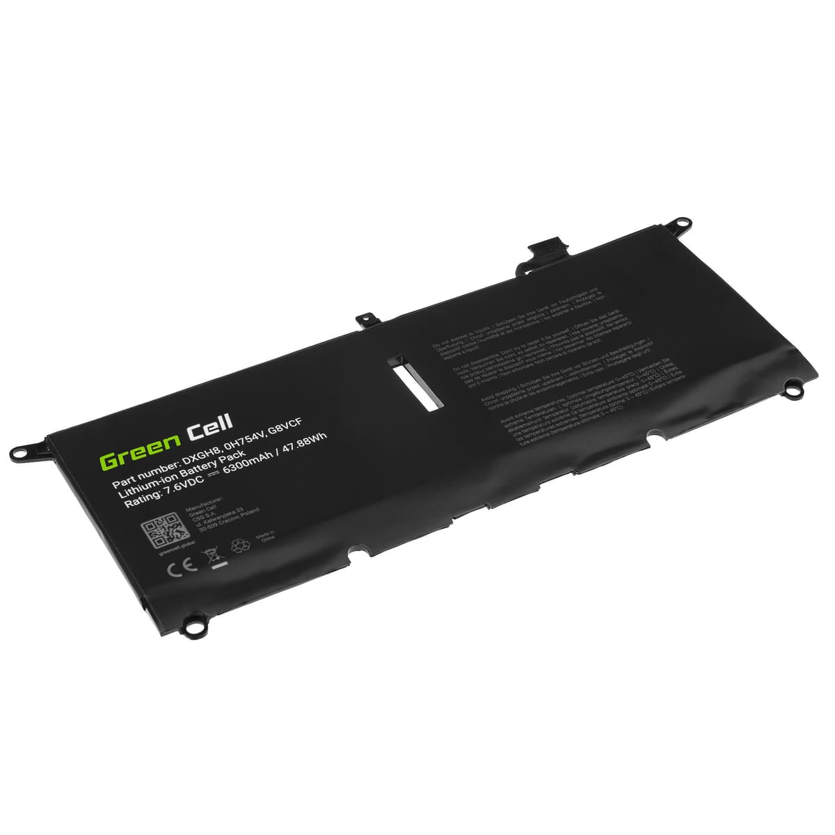 Batterij DXGH8 voor de Dell XPS 13 9370 9380, Dell Inspiron 13 3301 5390 7390, Dell Vostro 13 5390