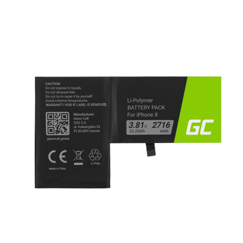 Smartphone Batterijvoor de  A1865 Iphone X