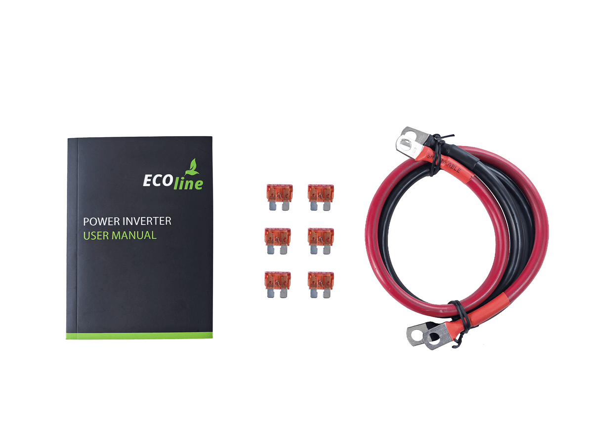 EcoLine - omvormer 12v naar 230v - 2000w Vermogen - Zuivere sinus– Auto Omvormer thumbnail 6