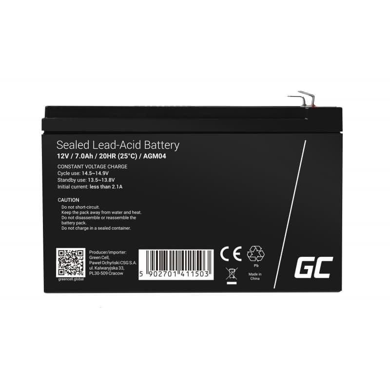 AGM Batterij 12V 7Ah thumbnail 5