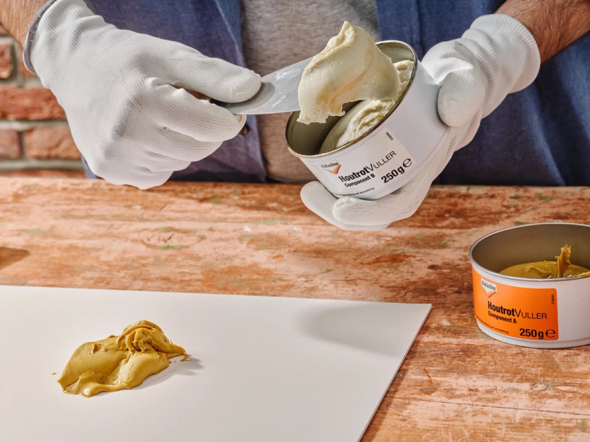 Alabastine Houtrotvuller - Poeder - Naturel/vuren - 500gr thumbnail 3