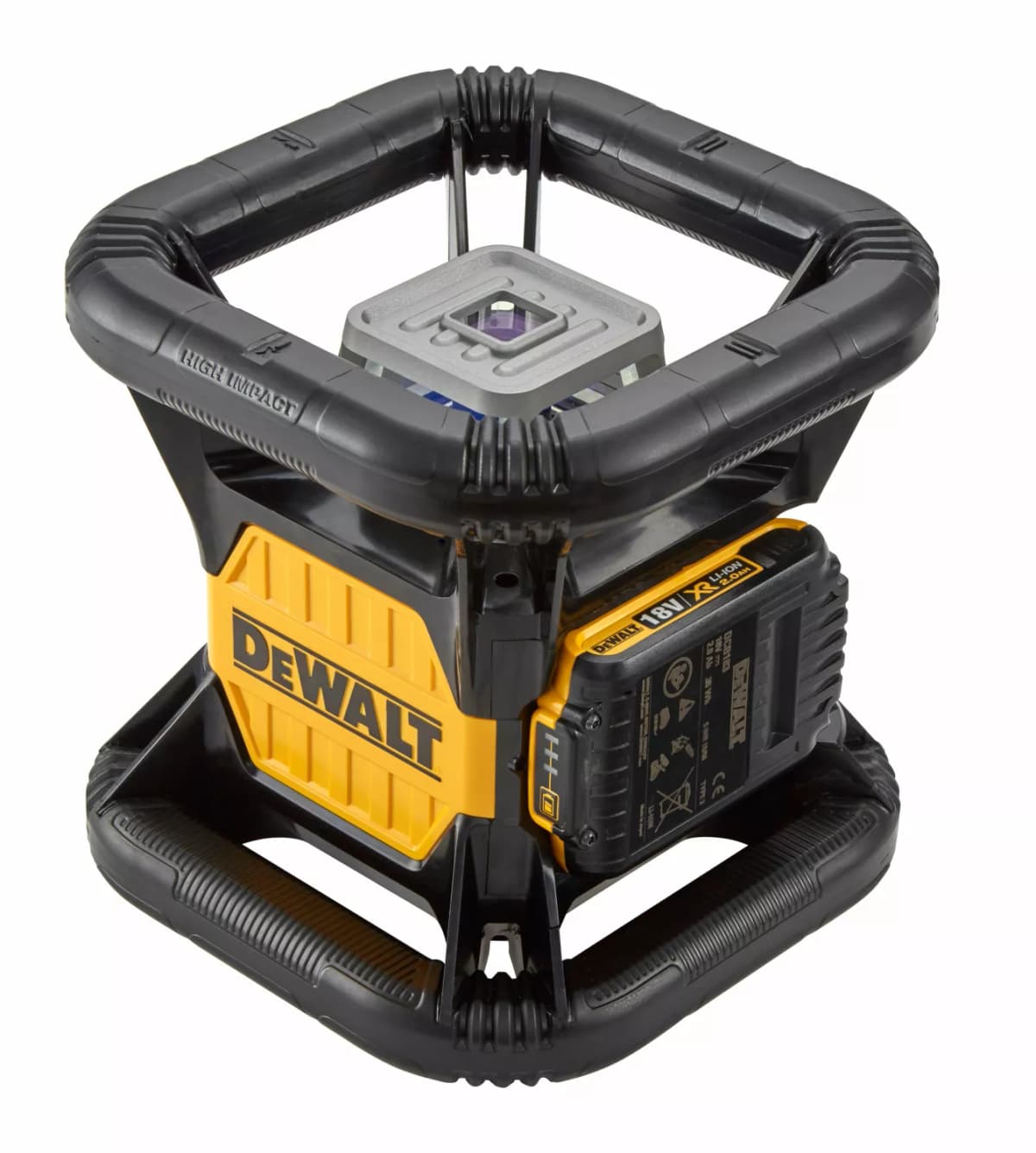 DeWALT DCE079D1R 18V Rotatie Laser Set Incl. Ontvanger In Koffer - Rood - 76m - IP67 thumbnail 2