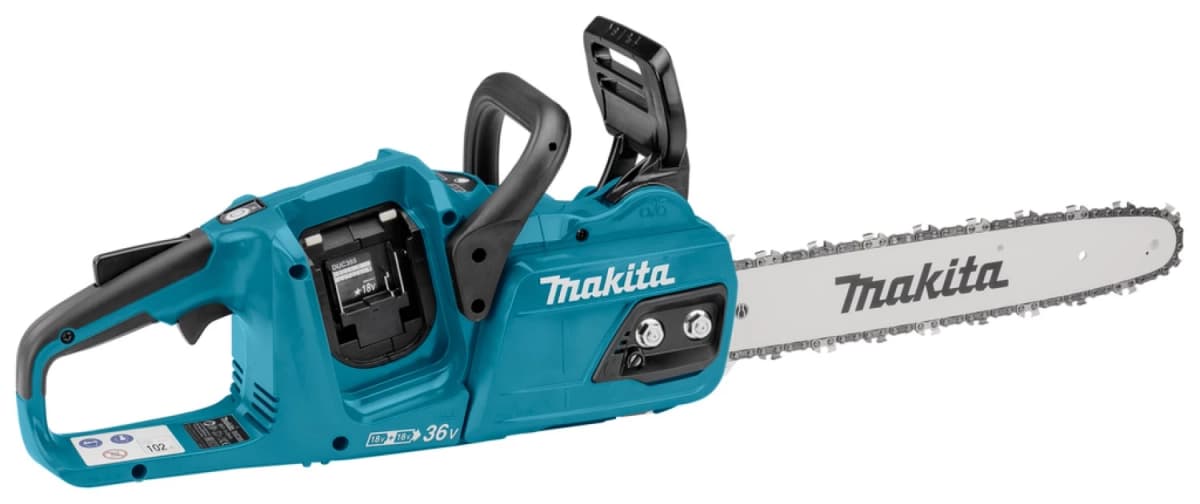 Makita DUC355PT2 LXT 2x18V Li-Ion Accu Kettingzaag Set (2x 5.0Ah) - 35cm thumbnail 2
