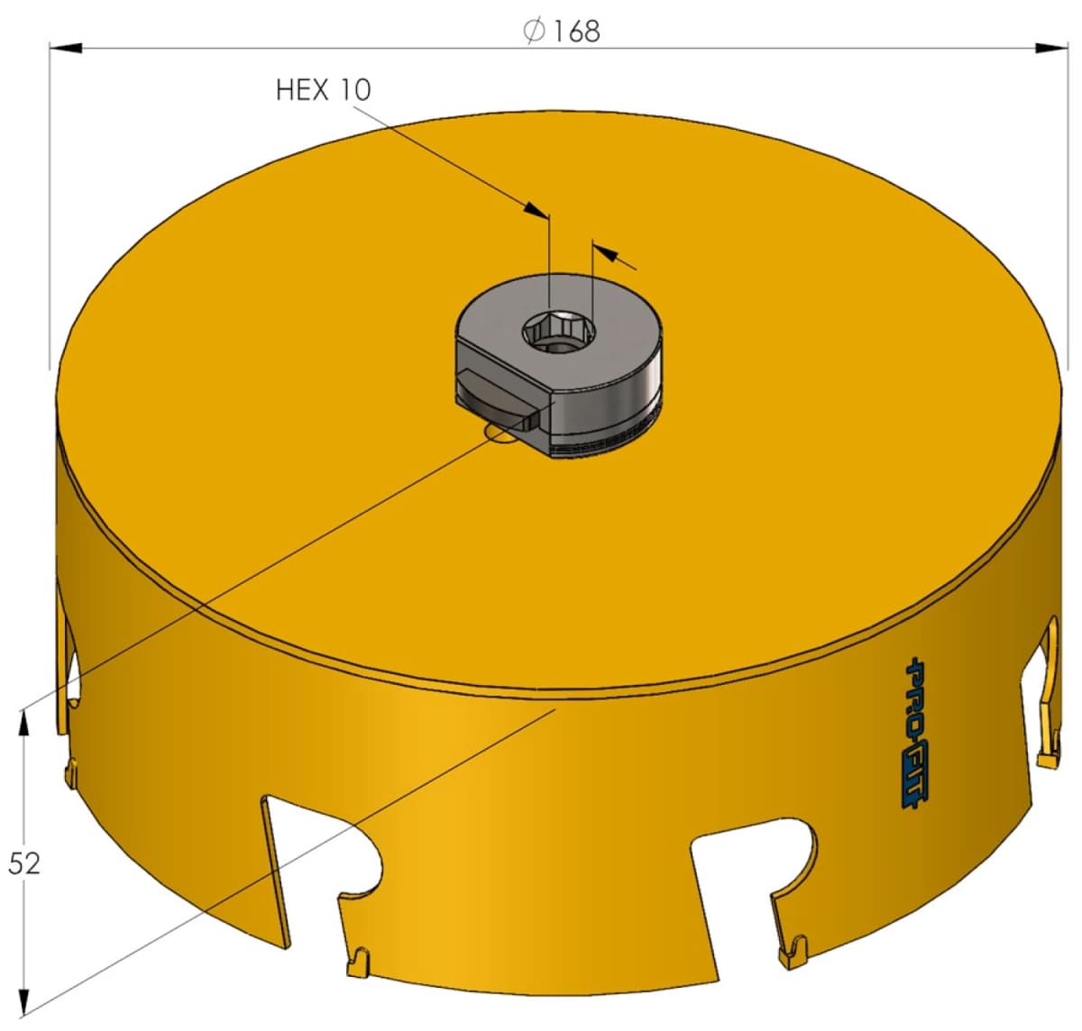 ProFit 9081168 Multi Purpose Gatenzaag - 168mm thumbnail 2
