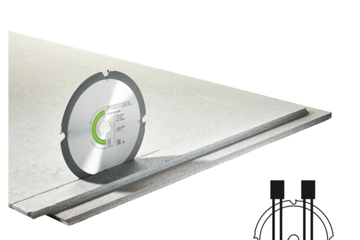 Festool 205769 Diamant-cirkelzaagblad - DIA 168x1,8x20 - 4T - ABRASIVE MATERIALS thumbnail 2