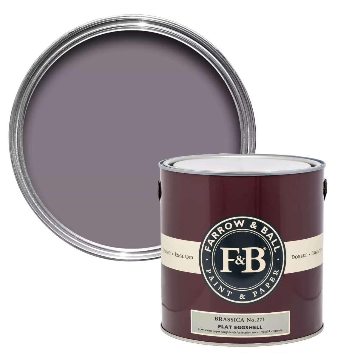 Farrow&Ball Flat Eggshell Brassica No.271 - 2,5L