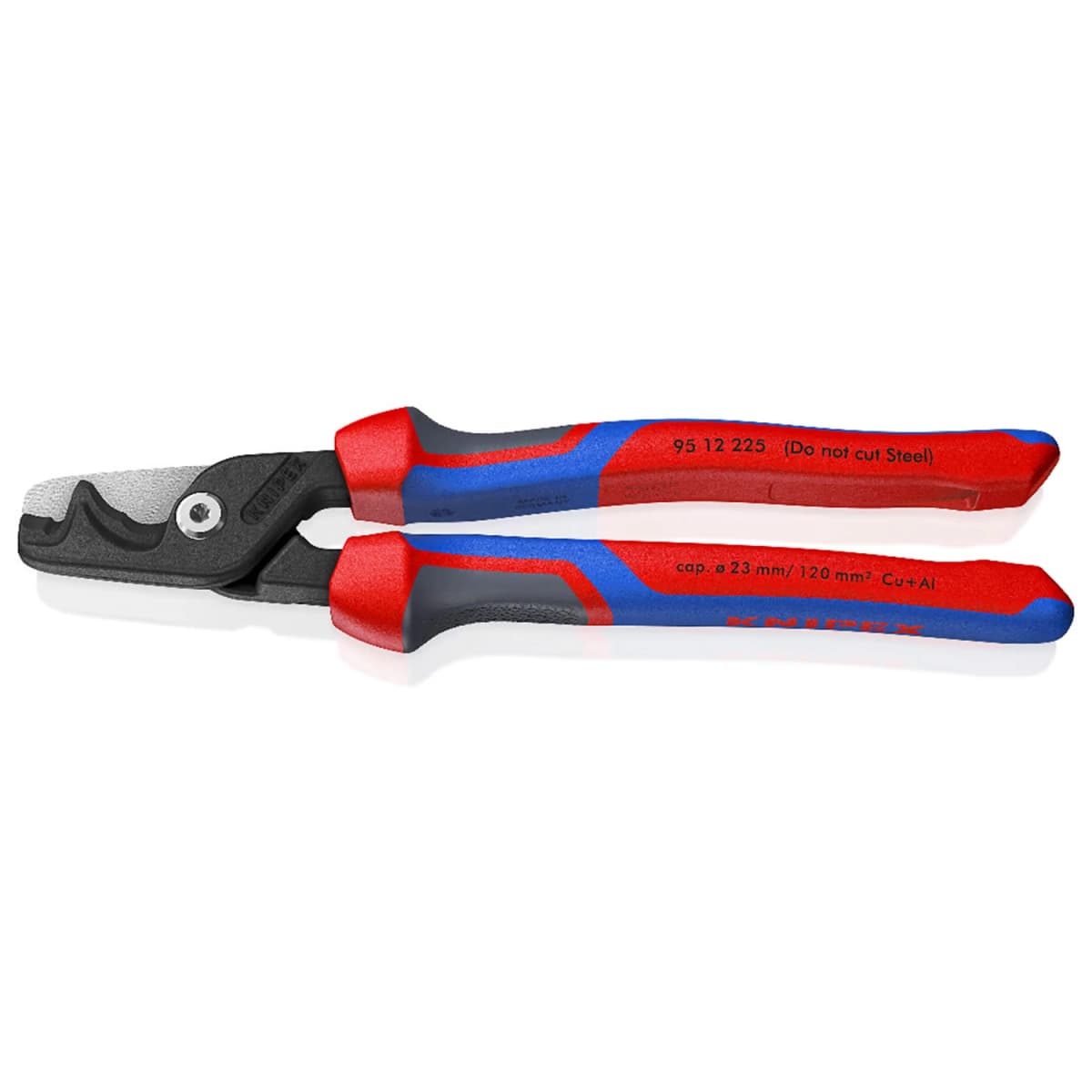 Knipex 95 12 225 Kabelschaar Stepcut XL Met Getrapte Snijrand - 120mm - Comfort Greep