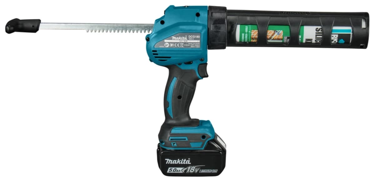 Makita DCG180RTEX 18V Li-Ion Accu Lijm- En Kitspuit Set (2x 5.0Ah Accu) Incl. Kokerhouder- En Worsthouder In Koffer thumbnail 4