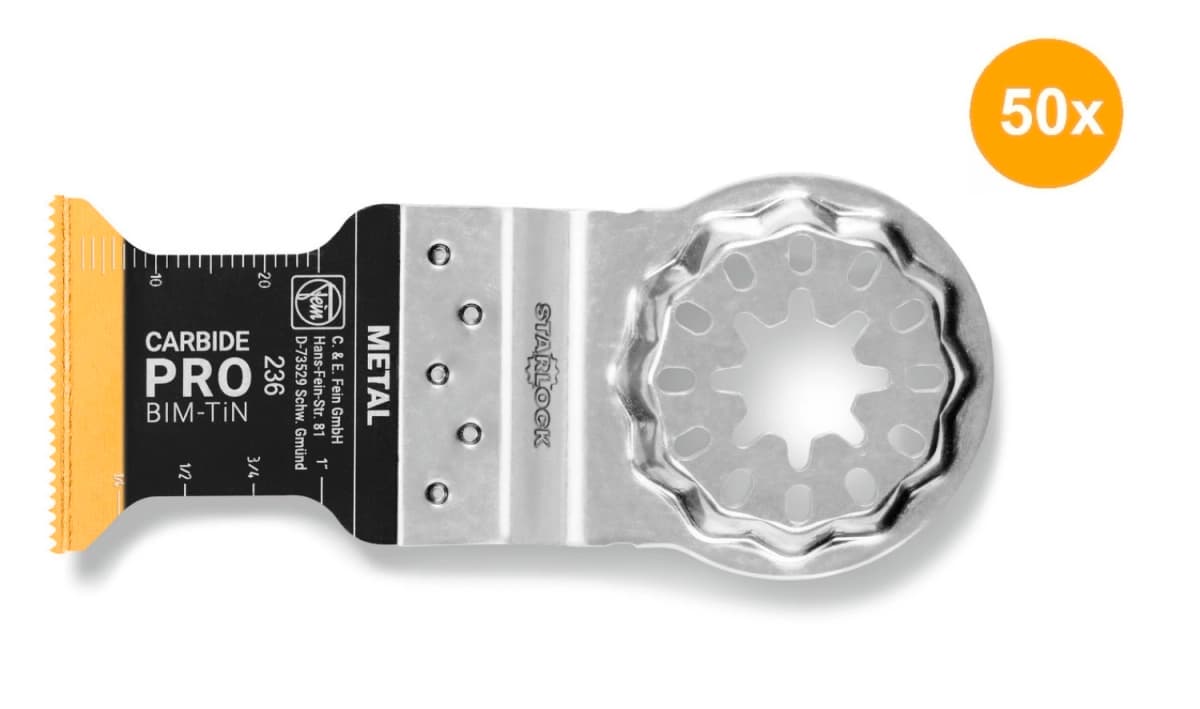 Fein 63502236250 E-Cut Carbide Pro Zaagblad (50st) - 35 X 45mm