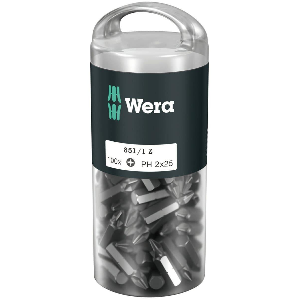Wera 05072441001 851/1 Z 1/4"Philips Bit - PH2 X 25mm (100st)
