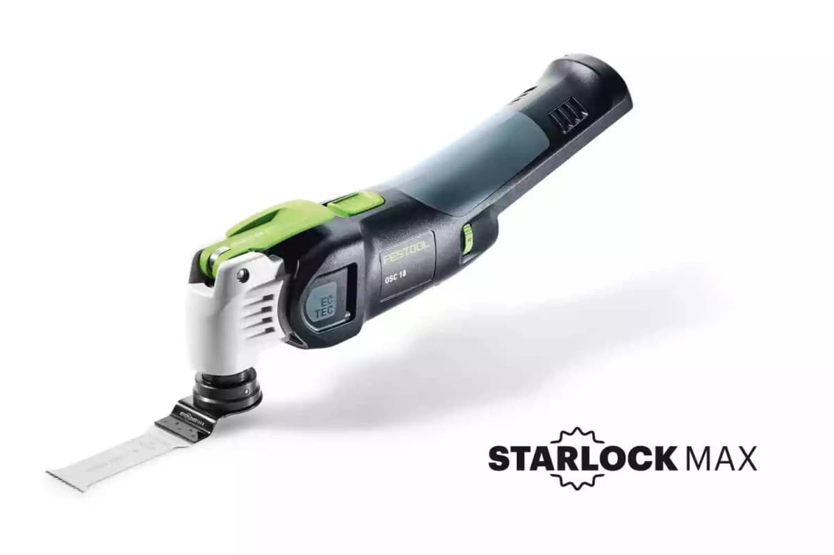 Festool VECTURO OSC 18 E-Basic 18V Li-Ion Accu Oscillerende Multitool Body In Systainer - Koolborstelloos thumbnail 2