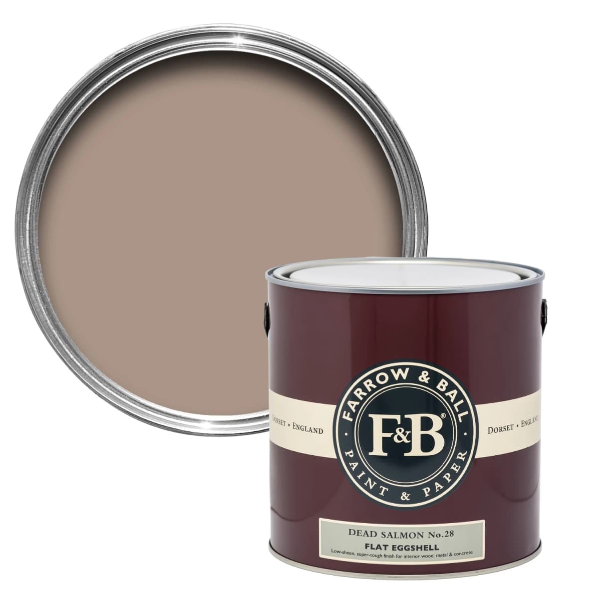 Farrow&Ball Flat Eggshell Dead Salmon No.28 - 5L