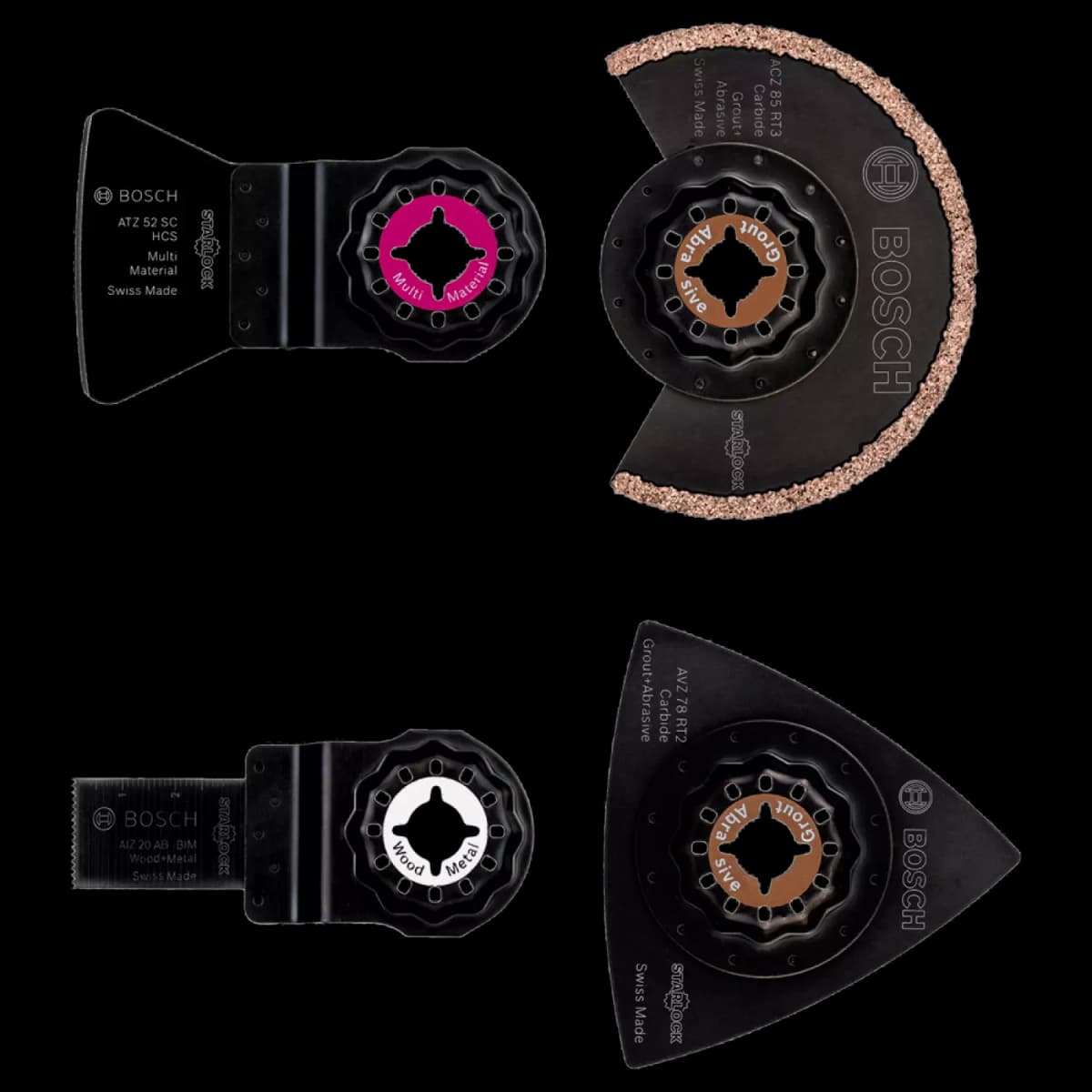 Bosch 2608661695 4-delige Accessoireset Voor Sanitair - GOP