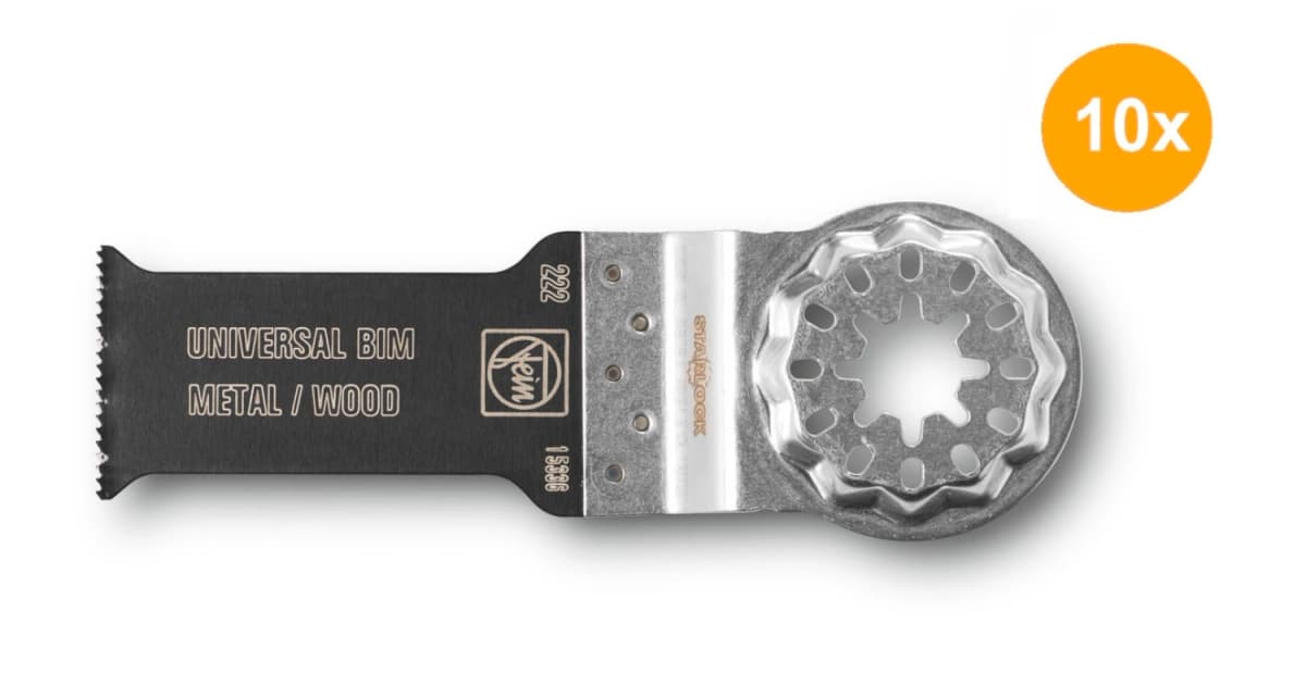 Fein 63502222240 E-Cut Universal Zaagblad (10st) - 28 X 55mm