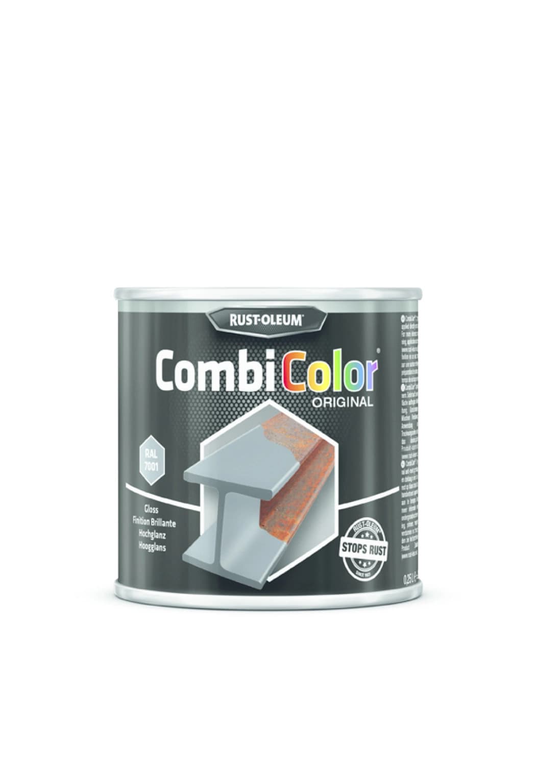 Rust-Oleum Combicolor Hoogglans - RAL 7001 Zilvergrijs - 250ml