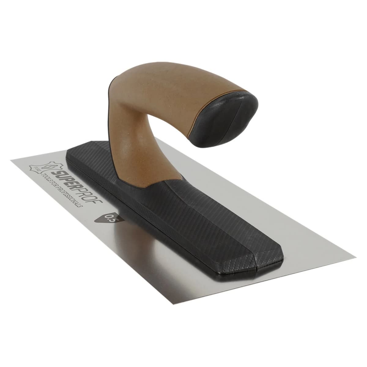 Super Prof Pure 0.010.33 Pleisterspaan Met Lederen Greep COMFORT - RVS - 0,5 X 120 X 330mm thumbnail 2