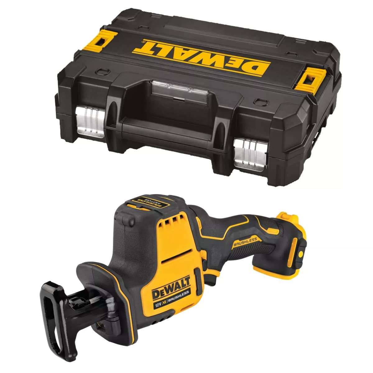 DeWALT DCS312NT-XJ 12V Li-ion XR Accu Compacte Reciprozaag Body In TSTAK - Koolborstelloos