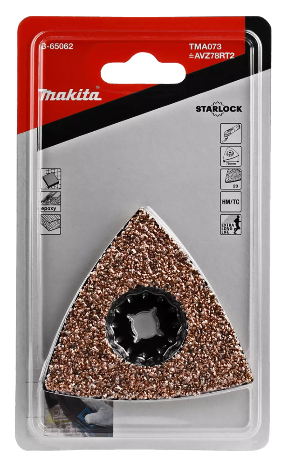 Makita TMA073 Delta Schuurzool - K20 - 78mm thumbnail 3