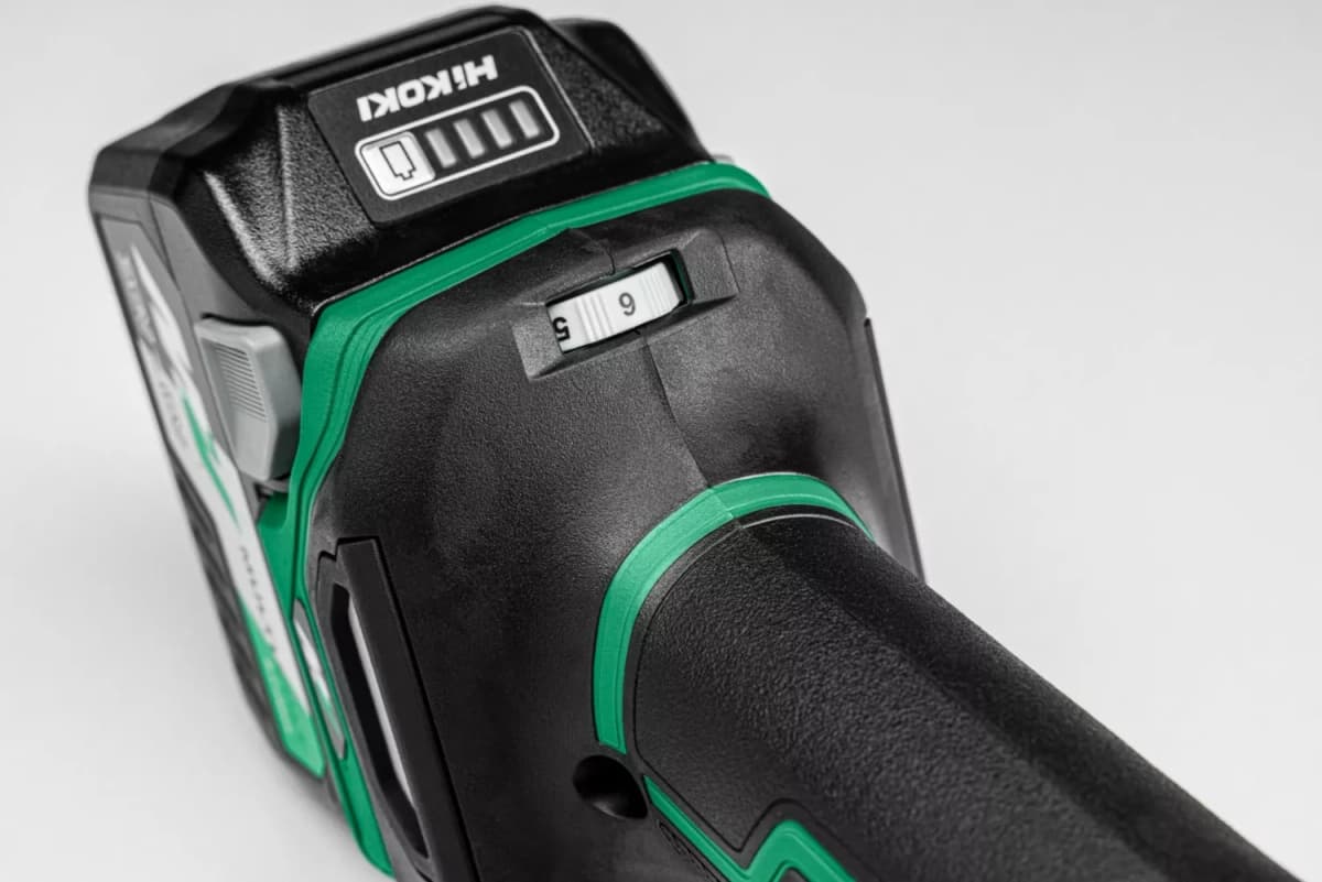 HiKOKI G1813DVEW4Z 18V Li-ion Accu Haakse Slijpmachine Body - 125mm thumbnail 3