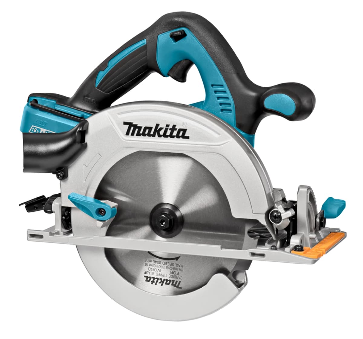 Makita DHS710RT2J 36V (2x 18V) Li-Ion Accu Cirkelzaag Set (2x 5.0Ah Accu) In Mbox - 190mm thumbnail 3