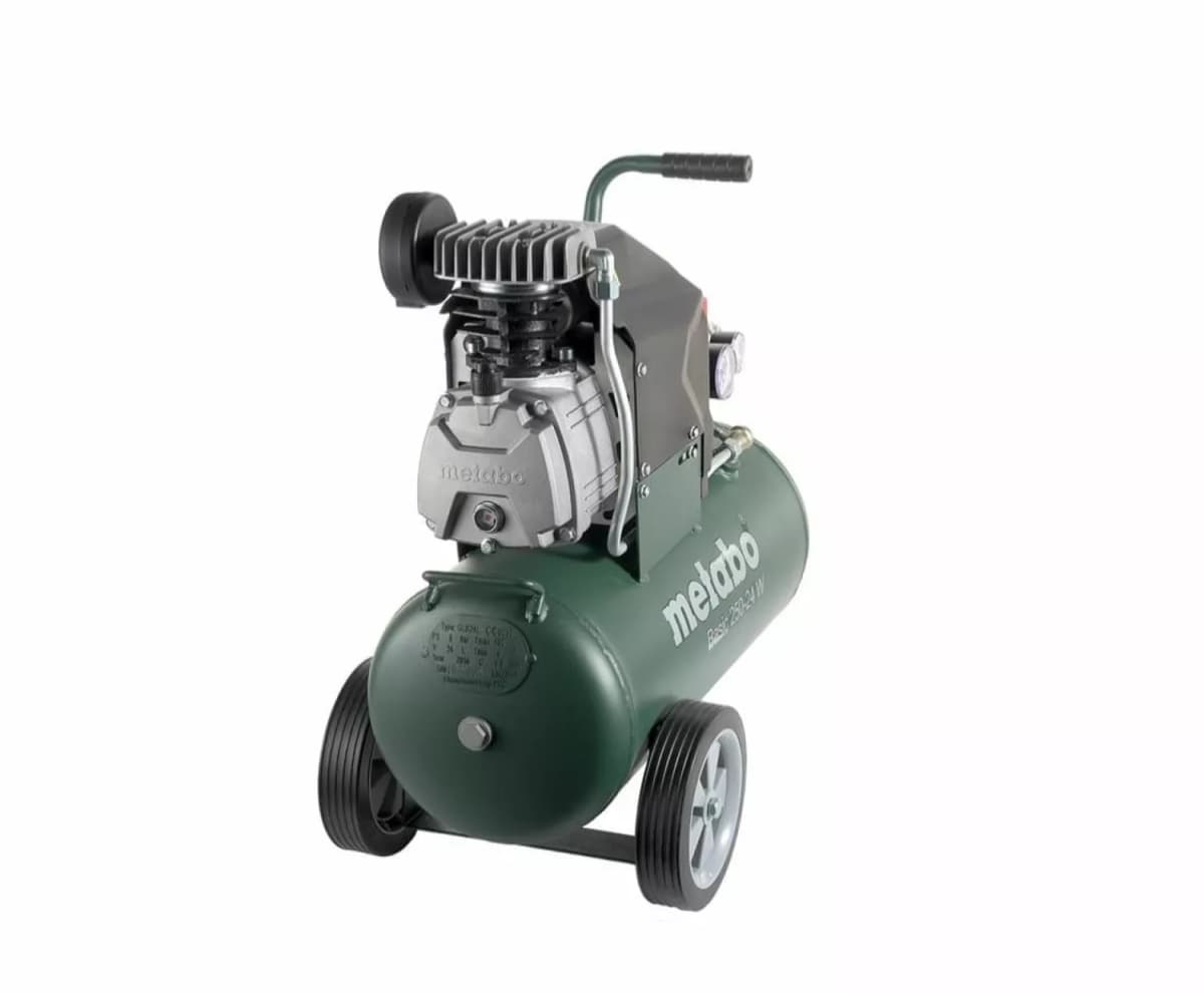 Metabo Basic 250-24 W Compressor - 1500W - 8 Bar - 24L - 95 L/min thumbnail 2