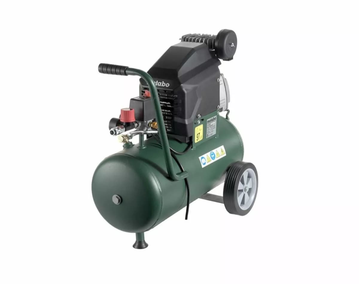 Metabo Basic 250-24 W Compressor - 1500W - 8 Bar - 24L - 95 L/min thumbnail 4