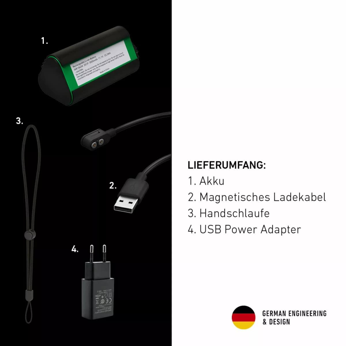 Ledlenser P18R Work 3,6V Accu LED Zaklamp - Oplaadbaar - IP54 - 4500Lm thumbnail 2