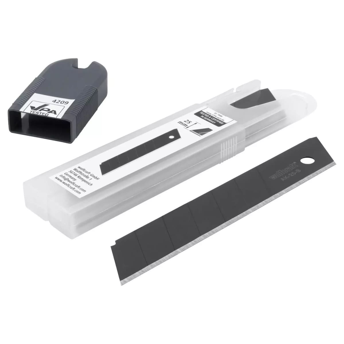 Wolfcraft 4209000 Reserve Afbreekmessen PRO SHARP - 25mm (5st)