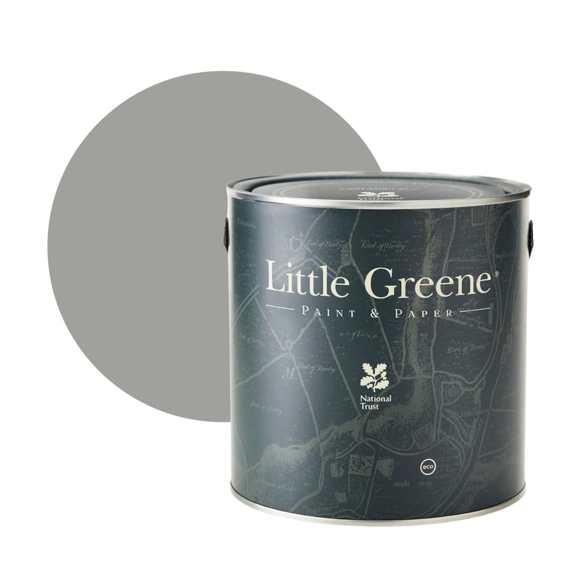 Little Greene Traditional Oil Gloss - Urbane Grey No. 225 - 1L