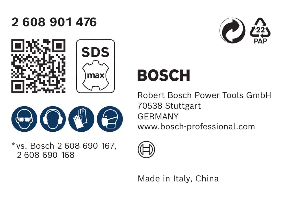 Bosch 2608901476 EXPERT SDS Clean SDS Max Adapter Voor Puntbeitel - 400mm thumbnail 3