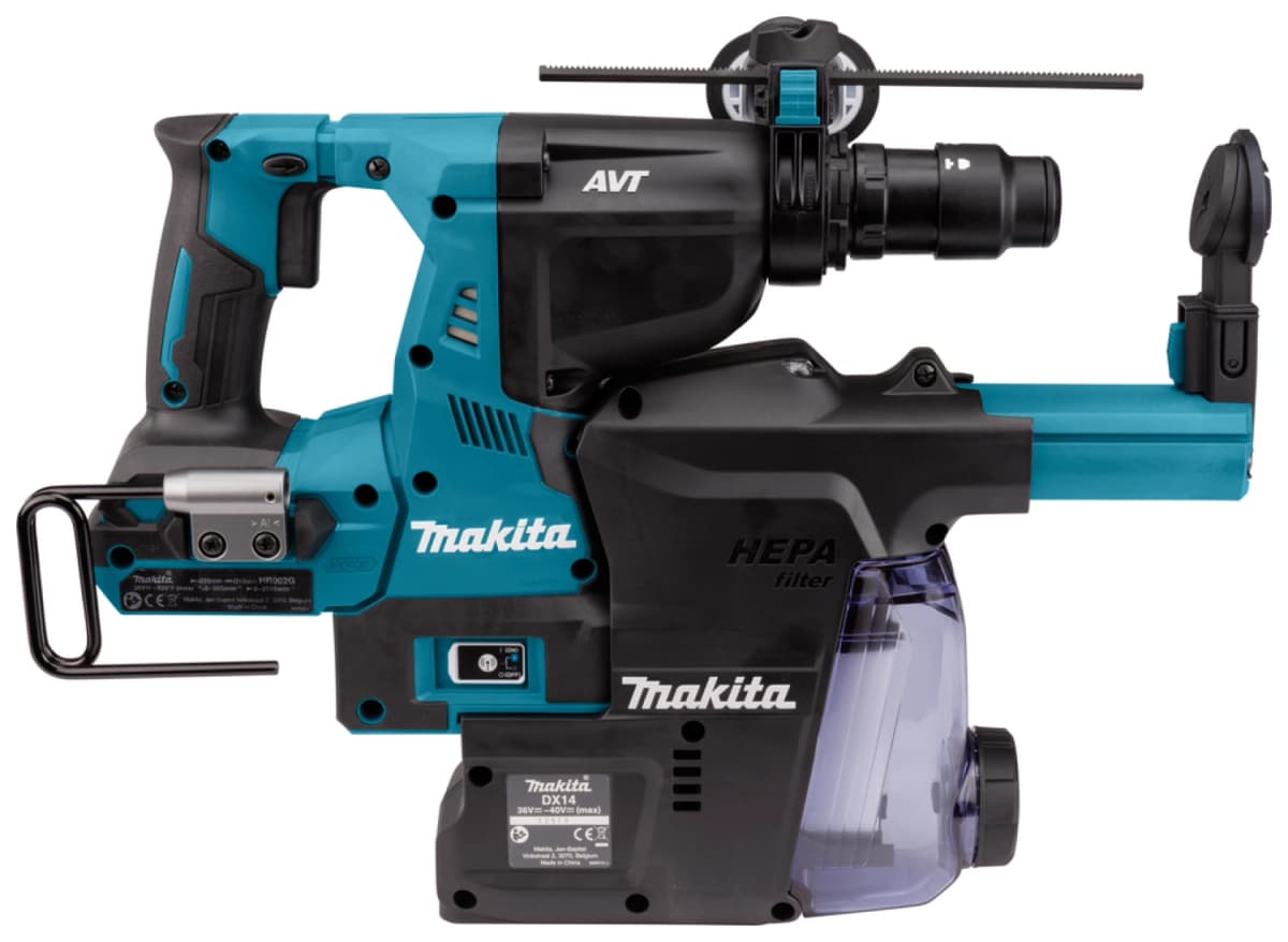 Makita HR002GZ05 XGT 40V Max Li-Ion Accu SDS-Plus Combihamer Body Incl. Stofafzuigsysteem In Mbox - 2,9J - Koolborstelloos thumbnail 2