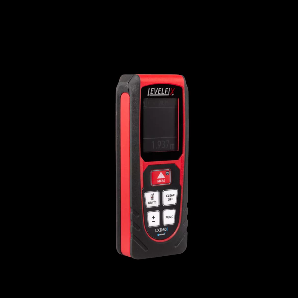 Levelfix LXD60i Afstandsmeter In Tas - Bluetooth - 60m - IP54