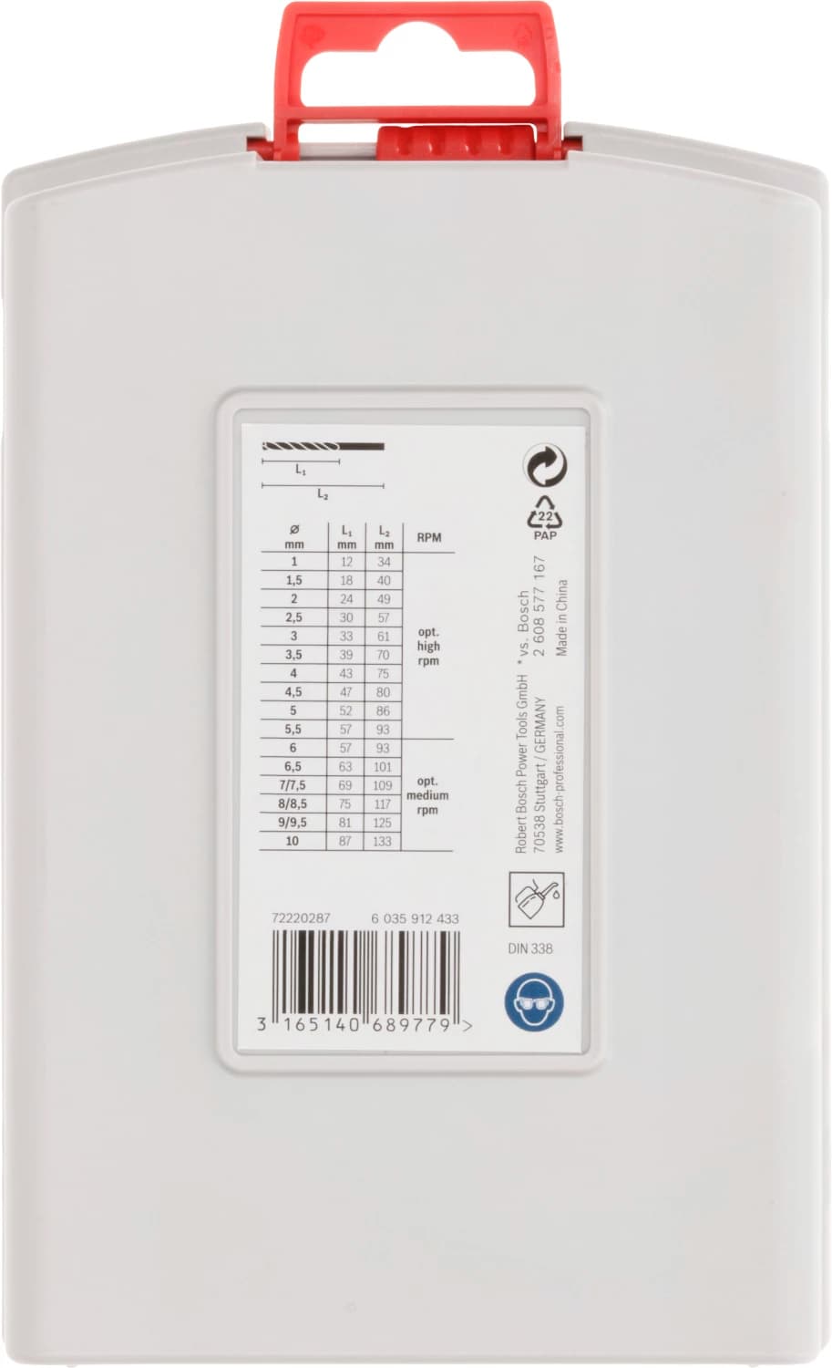 Bosch 2608587013 19-delige ProBox Metaalborenset HSS-G DIN 338 thumbnail 3