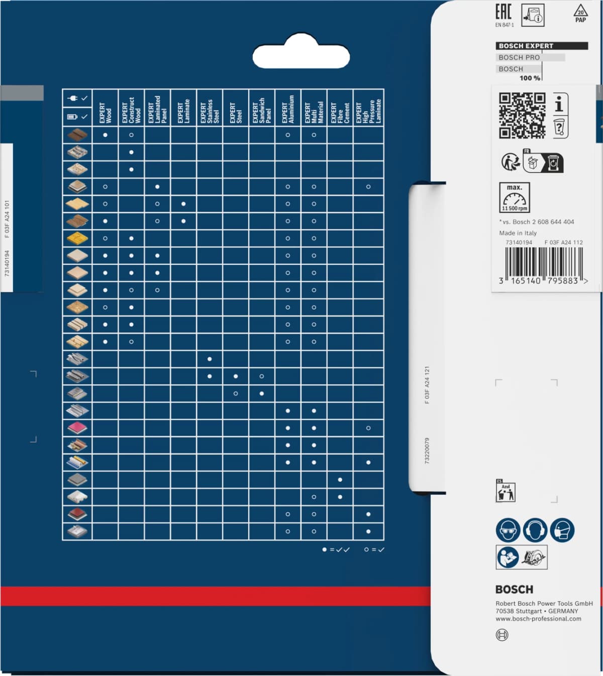 Bosch 2608644022 Expert Cirkelzaagblad - 165 X 20 X 24T - Hout - Carbide thumbnail 3