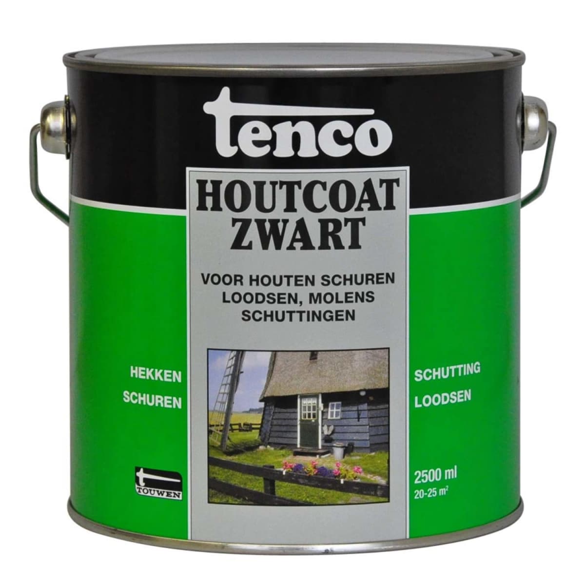 Tenco Houtcoat Teervrij - 2,5L - Zwart