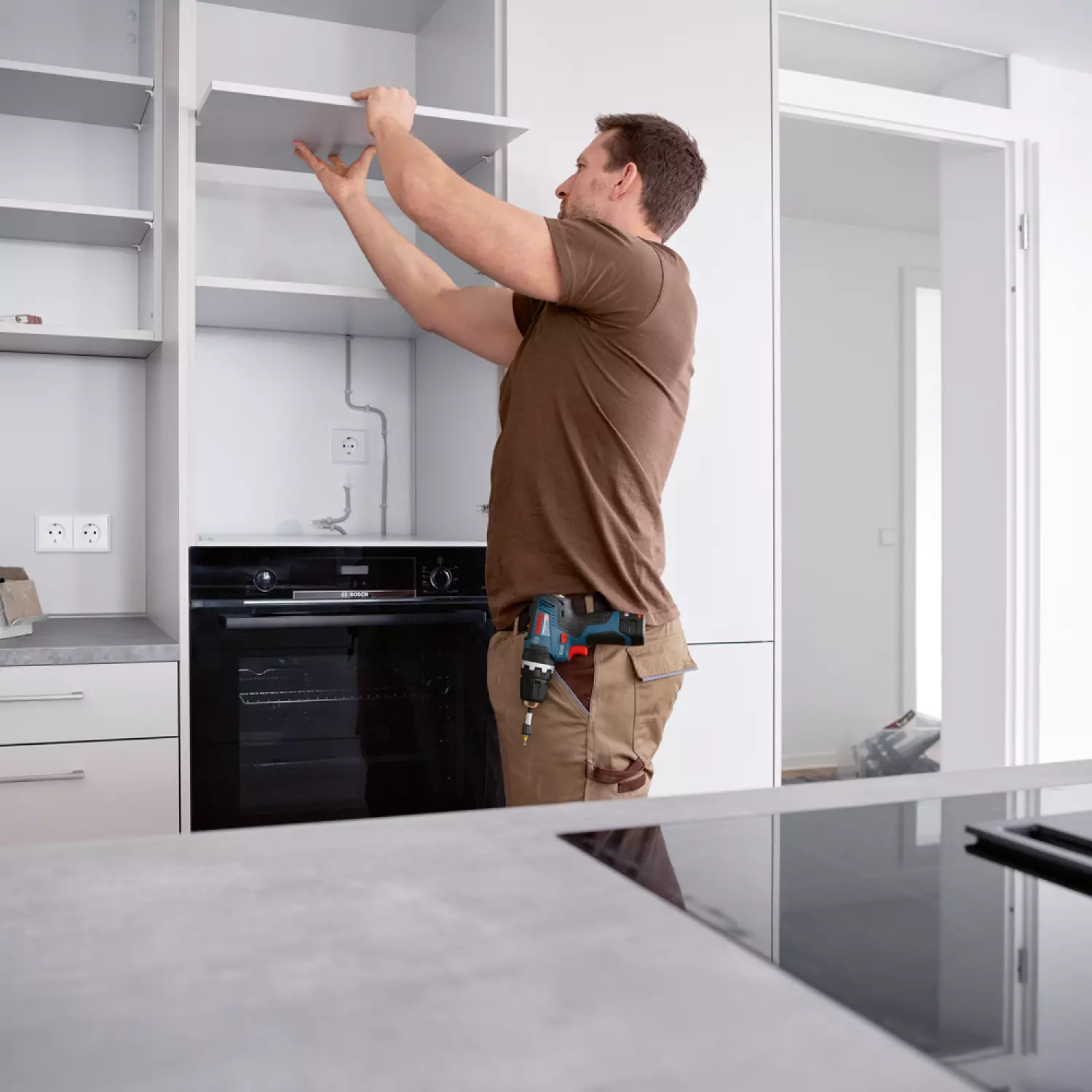 Bosch GSB 12V-35 12V Li-Ion Accu Schroefklopboormachine Body - 35Nm thumbnail 2