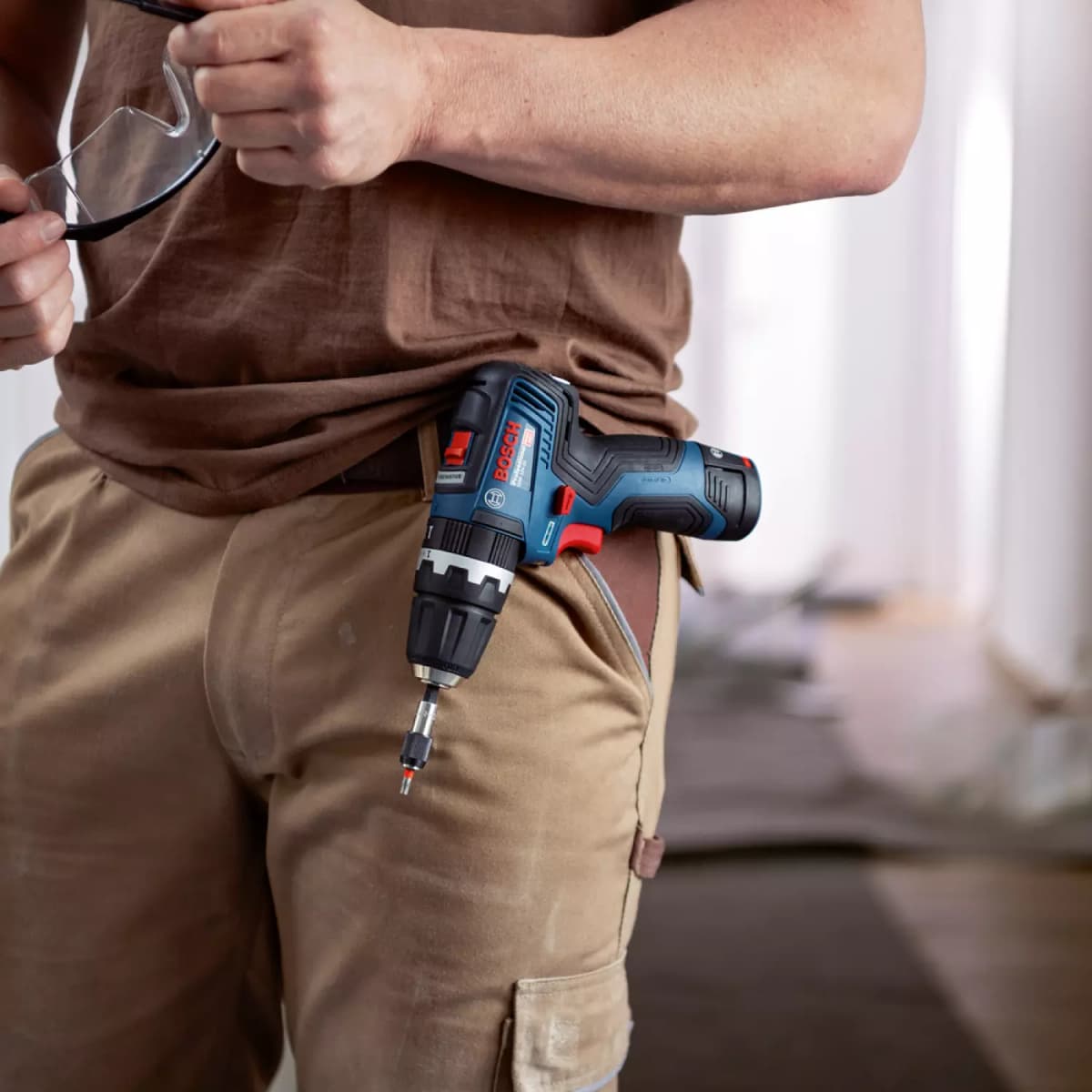 Bosch GSB 12V-35 12V Li-Ion Accu Schroefklopboormachine Body - 35Nm thumbnail 3