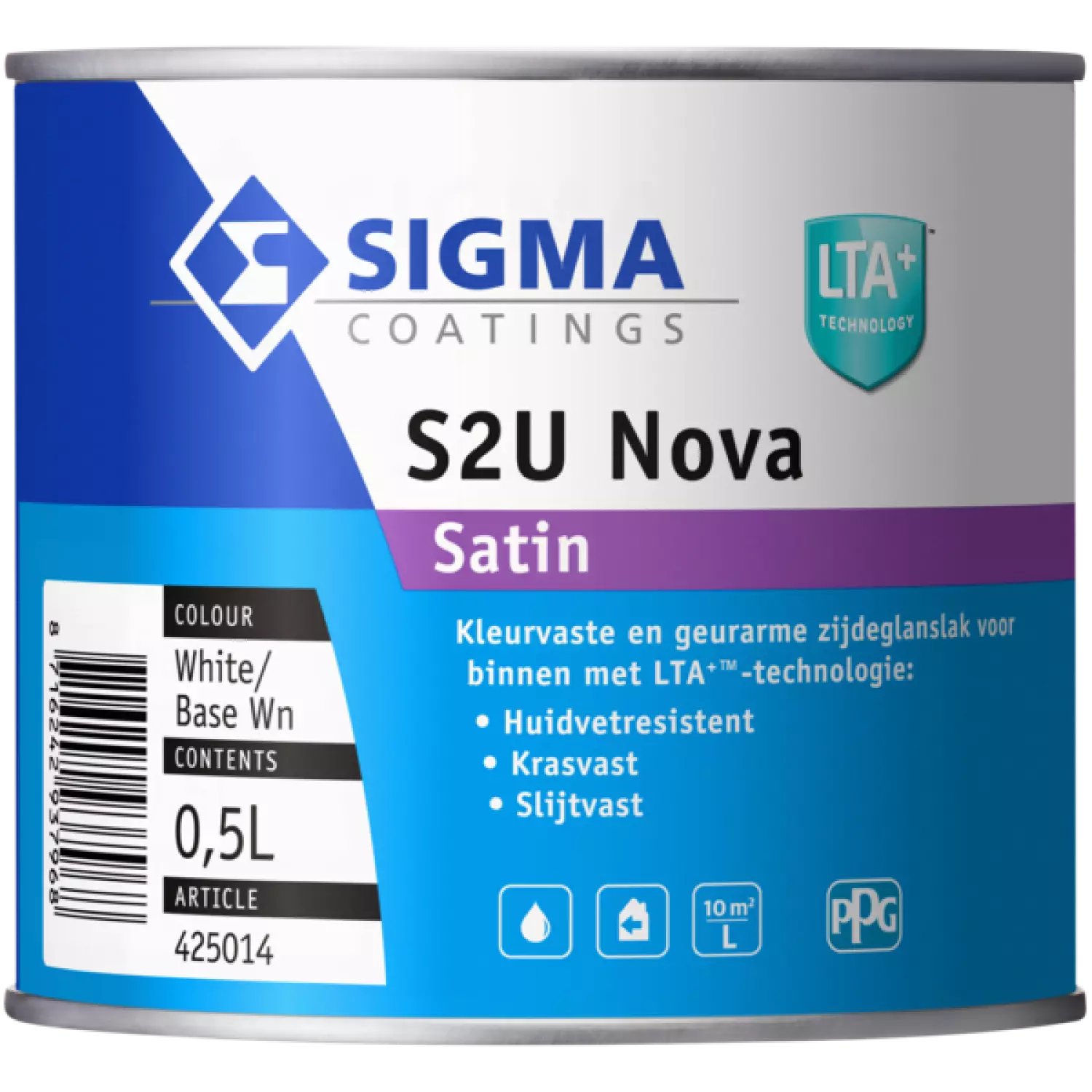 Sigma S2U Nova Satin - Op Kleur Gemengd - 0,5L - Lak