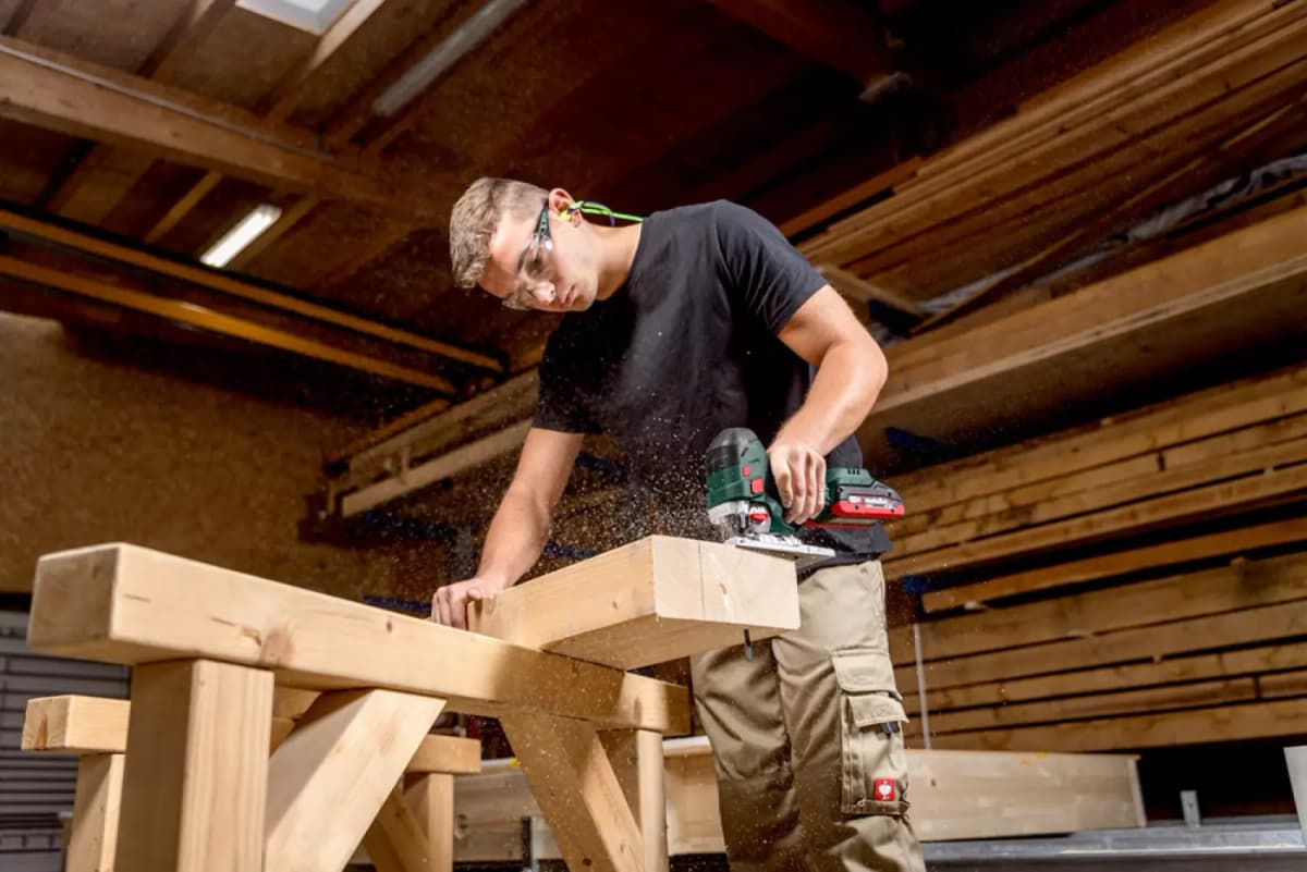 Metabo STA 18 LTX 150 BL 18V Li-ion Accu Decoupeerzaag Body In MetaBox - T-greep thumbnail 4