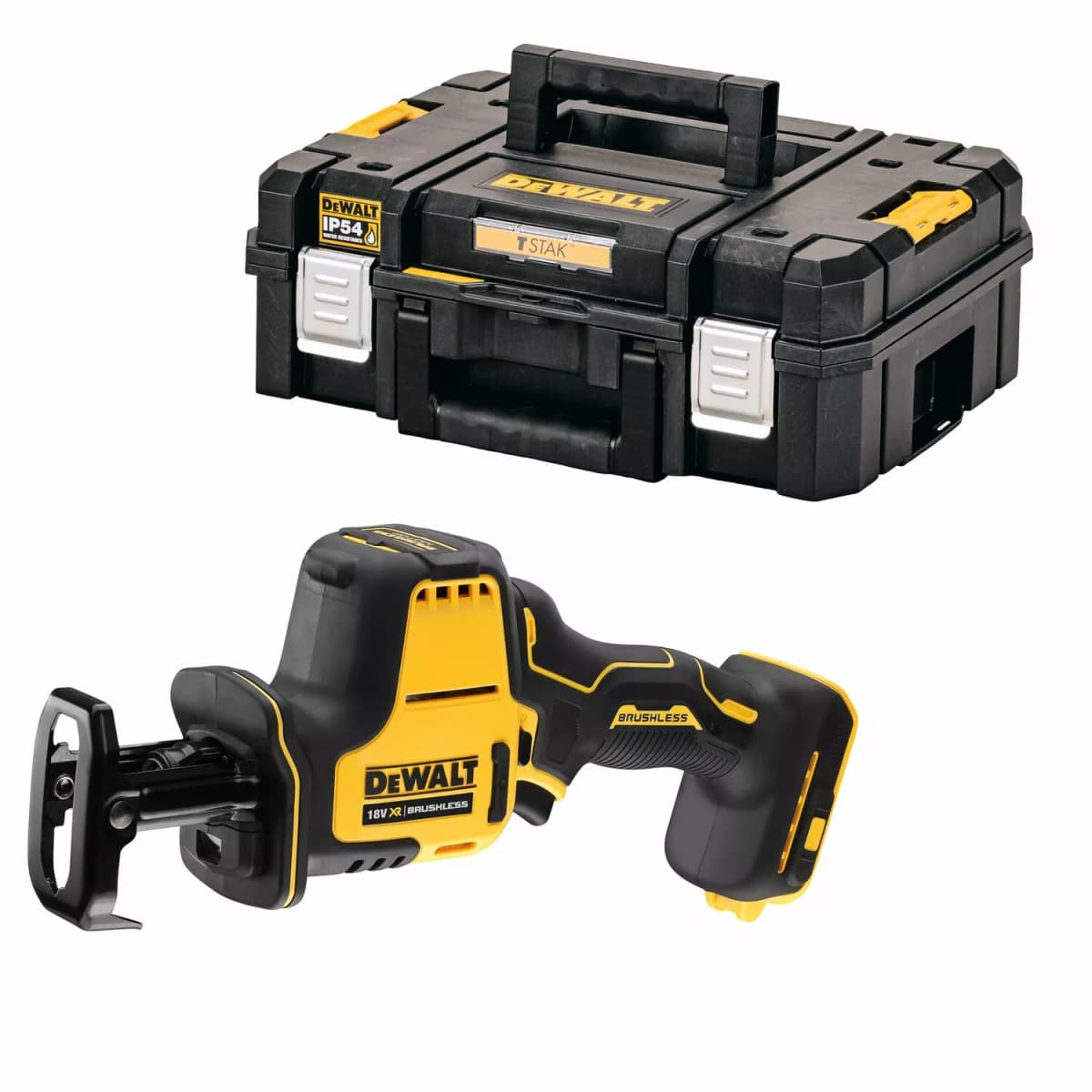 DeWALT DCS369NT-XJ 18V Li-ion XR Accu Reciprozaag Body In TSTAK - Koolborstelloos