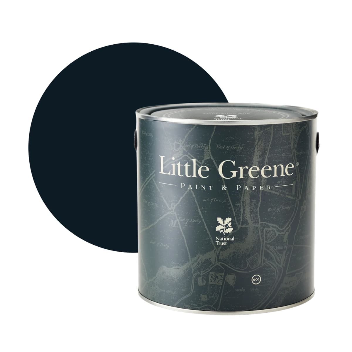 Little Greene Absolute Matt Emulsion - Basalt No. 221 - 5L