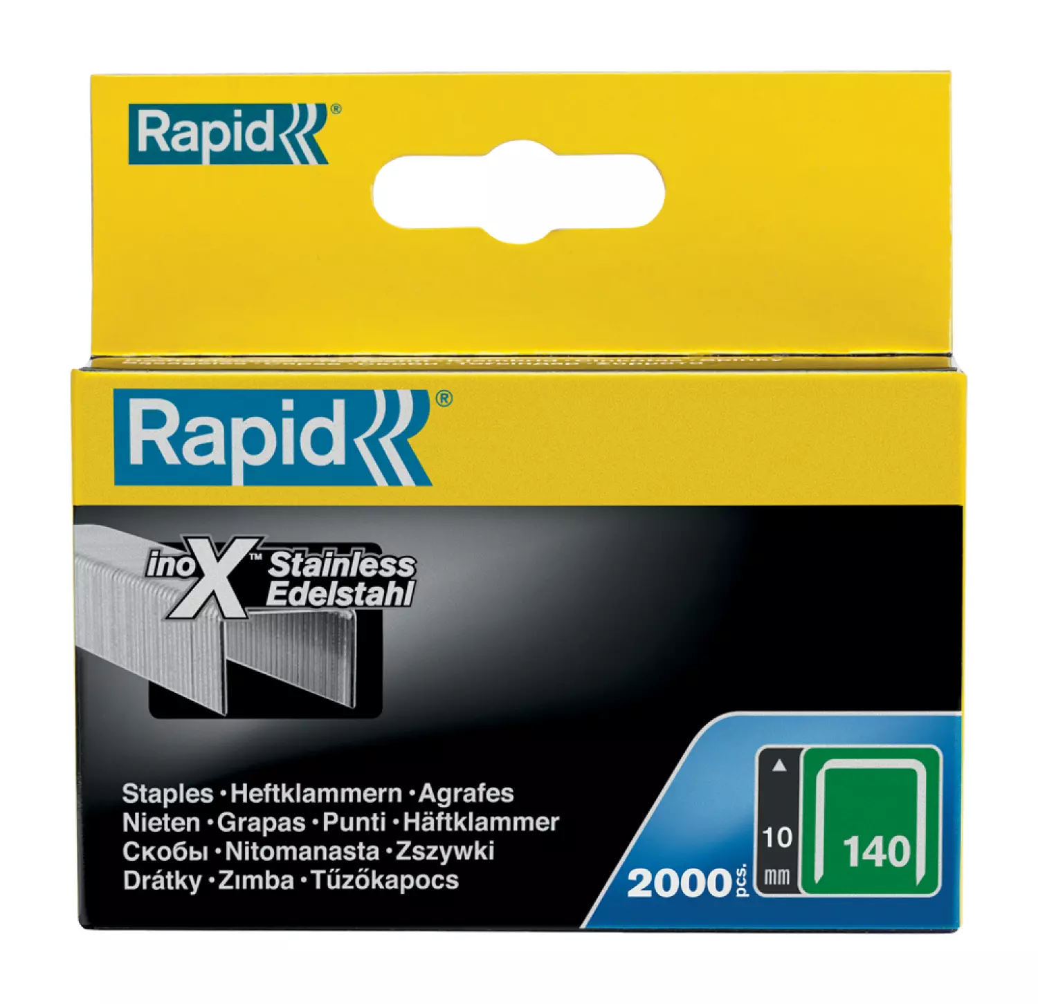 Rapid Vlakdraadnieten - 140/10mm - RVS - 2000st