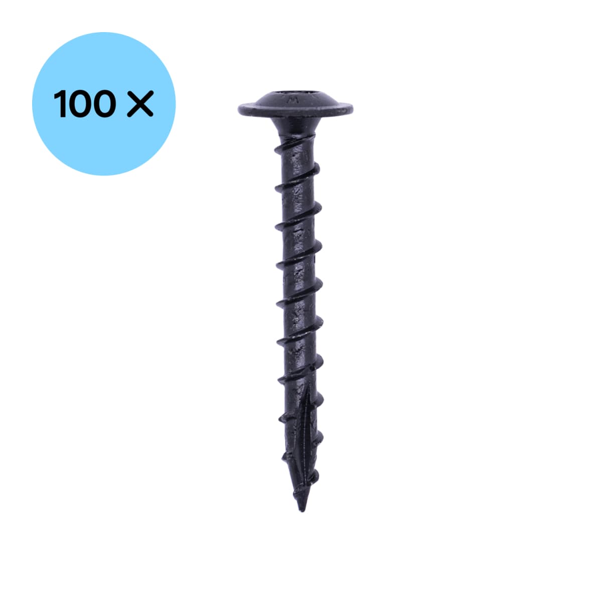 Woodies 61961378 Ultimate Blackline Tellerkopschroef Shield - TX30 - 6.0 X 40mm - Tellerkop - Voldraad - Gecoat (100st) thumbnail 2