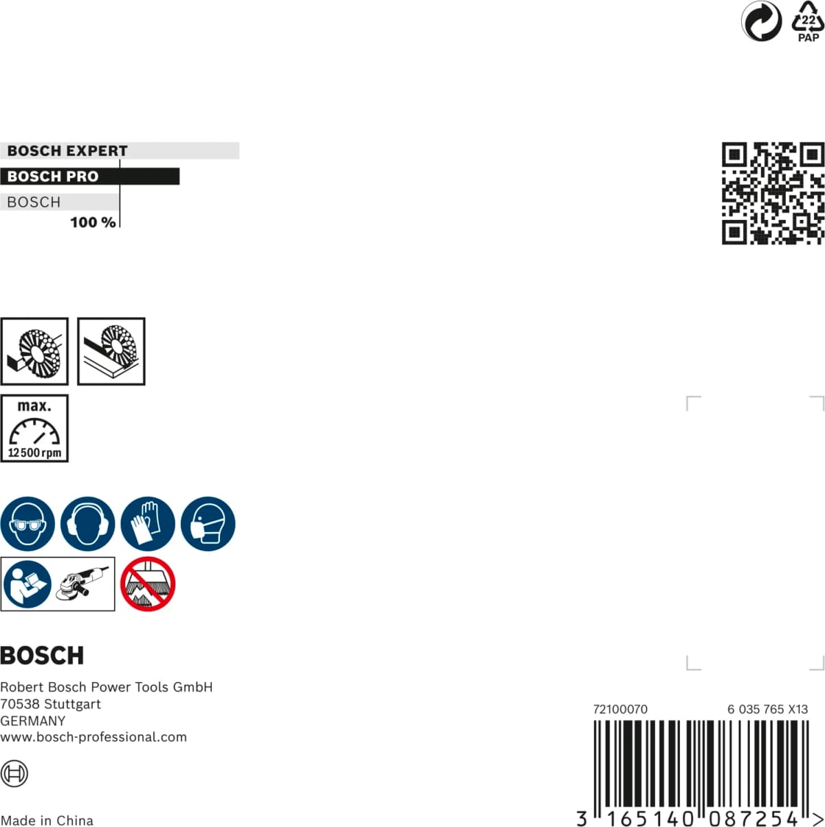 Bosch 2608622059 Schijfborstel - 115mm - M14 thumbnail 3