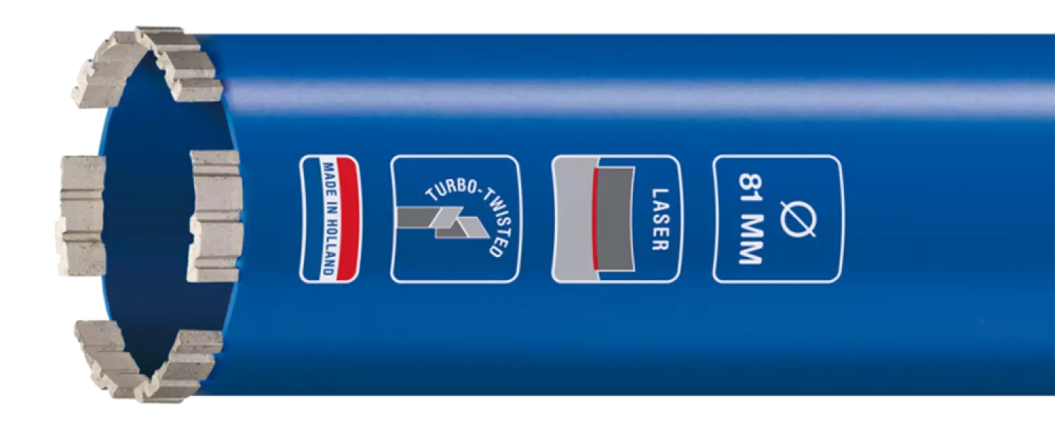 Carat EM02040050 Diamantboor Nat- Watergekoeld - 20 X 400mm - M30 - Beton