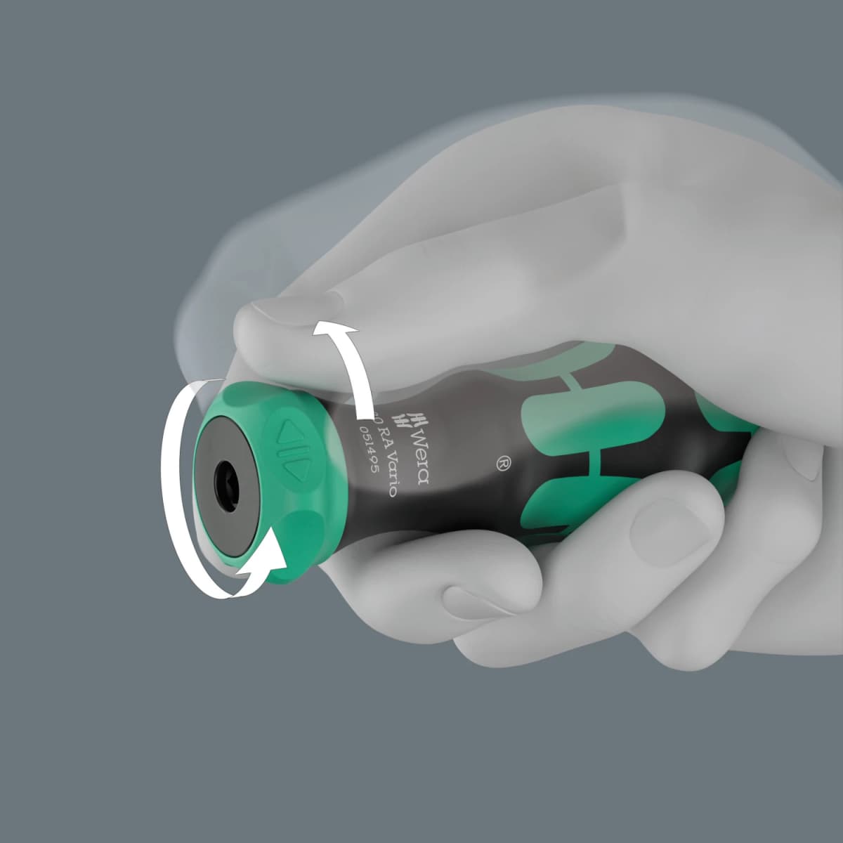 Wera 05051495001 80 RA Vario Handhouder - 6mm - Met Ratelfunctie thumbnail 4