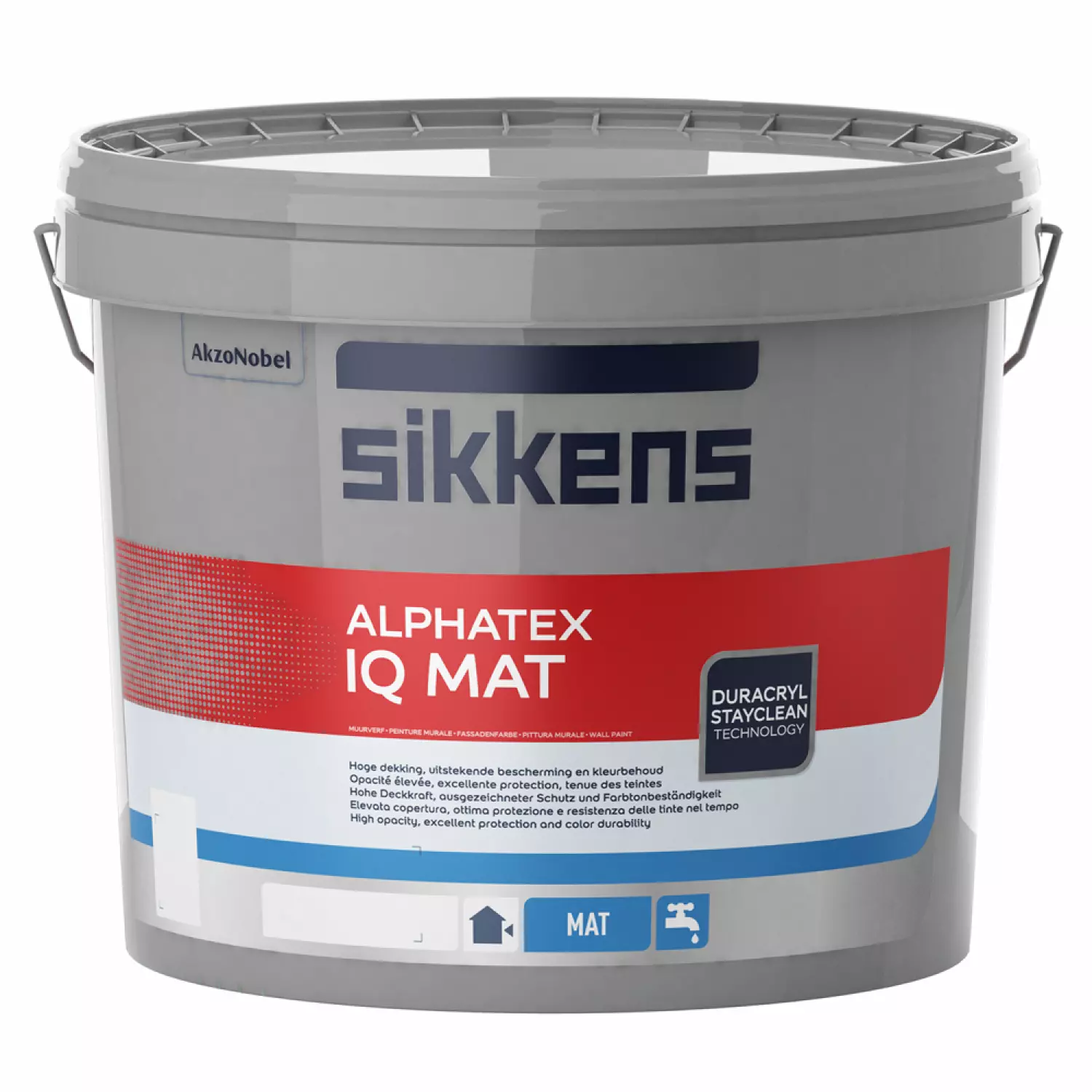 Sikkens Alphatex IQ Mat - Op Kleur Gemengd - 10L
